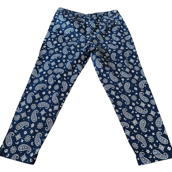 Talbots Weekend Chino Paisley Print - Picture 3 of 5